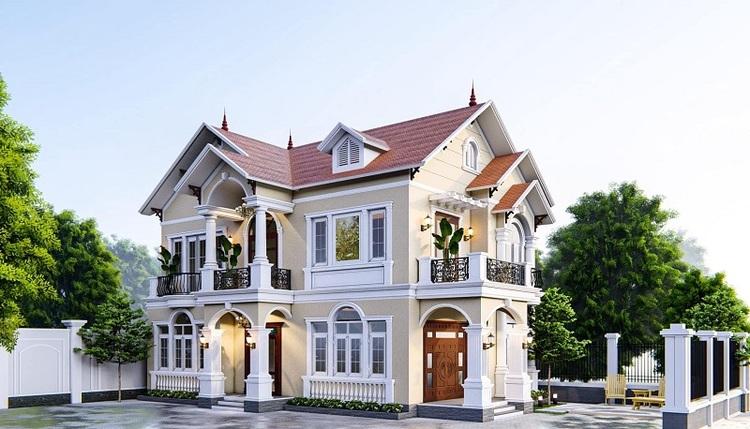 Nhà mái Thái 2 tầng đẹp