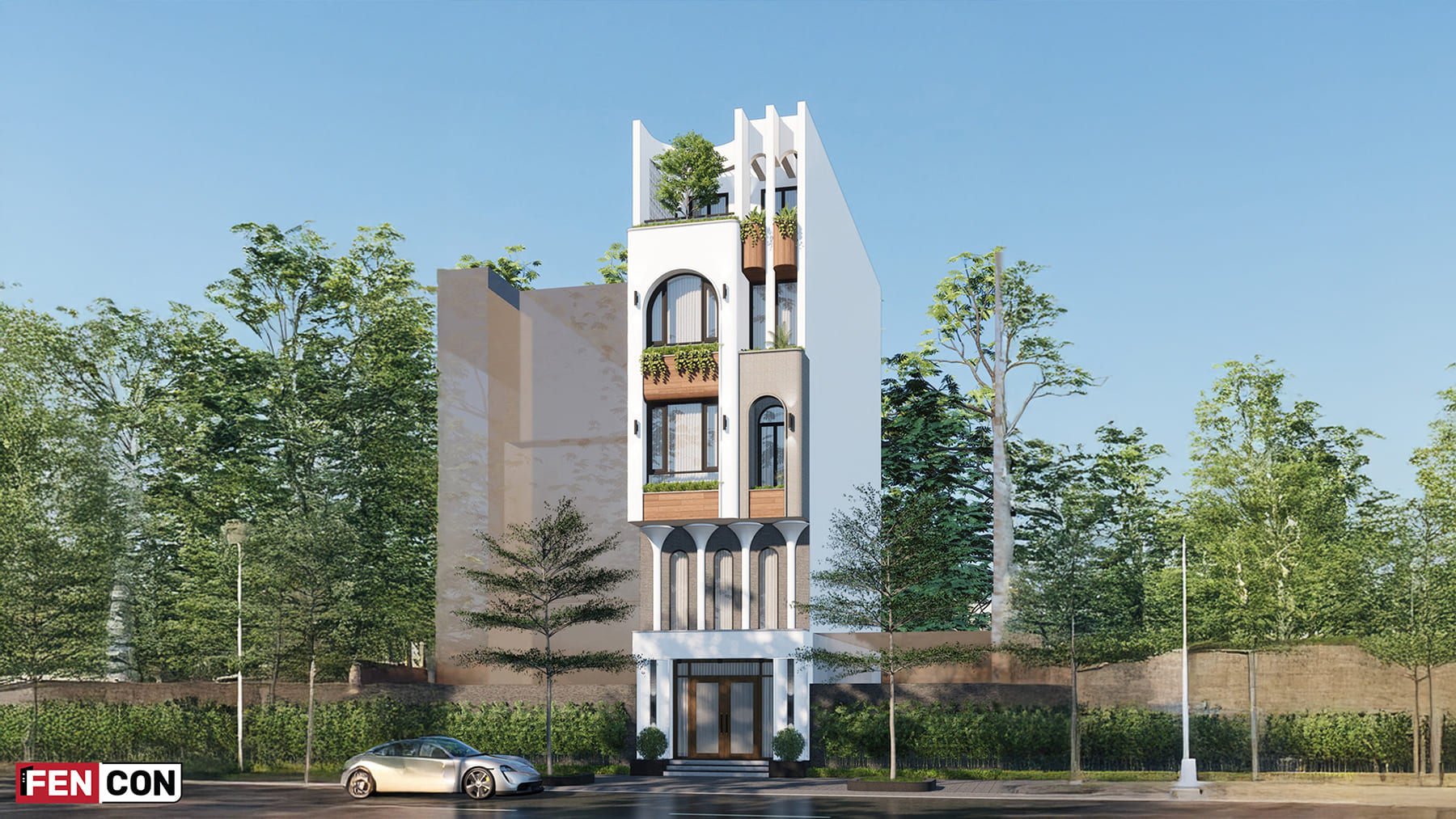 Nhà phố Mr Sơn, Thanh Hoá (Ảnh công trình của Fencon)