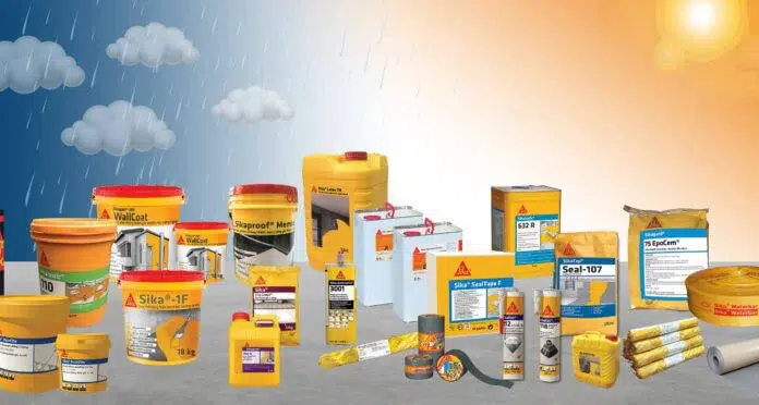 Vật liệu chống thấm đa dạng về chủng loại và phạm vi áp dụng