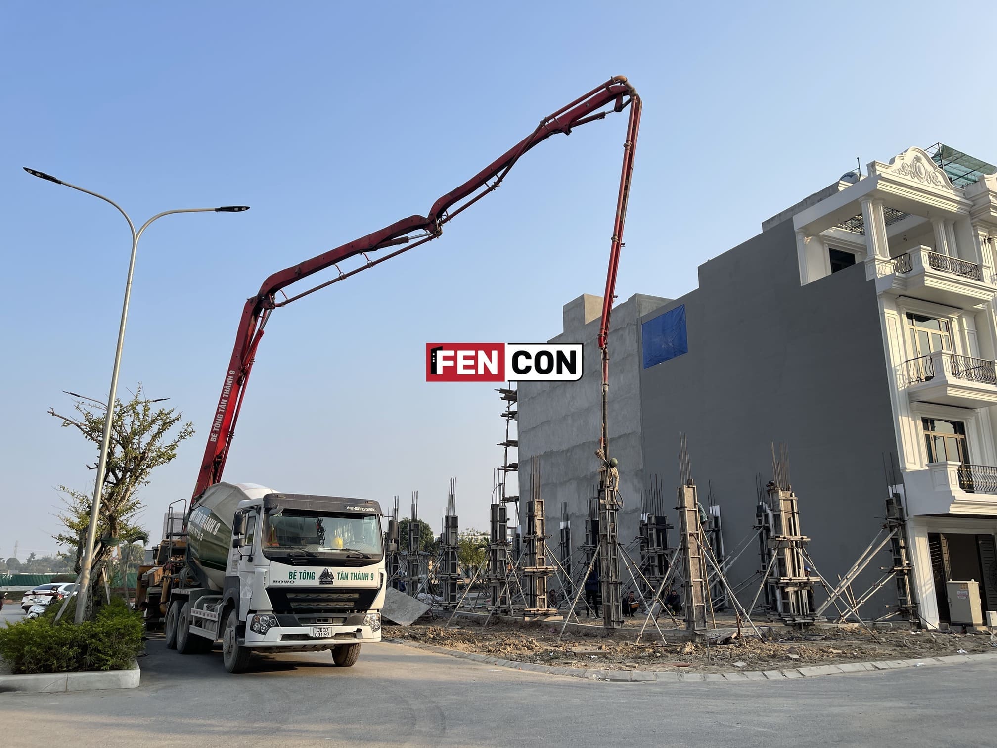 Fencon-Đổ bê tông cột
